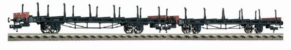 Set of 2 rail transport cars type Sml of the Dukes of Baden State Railway<br /><a href='images/pictures/Fleischmann/523604.jpg' target='_blank'>Full size image</a>